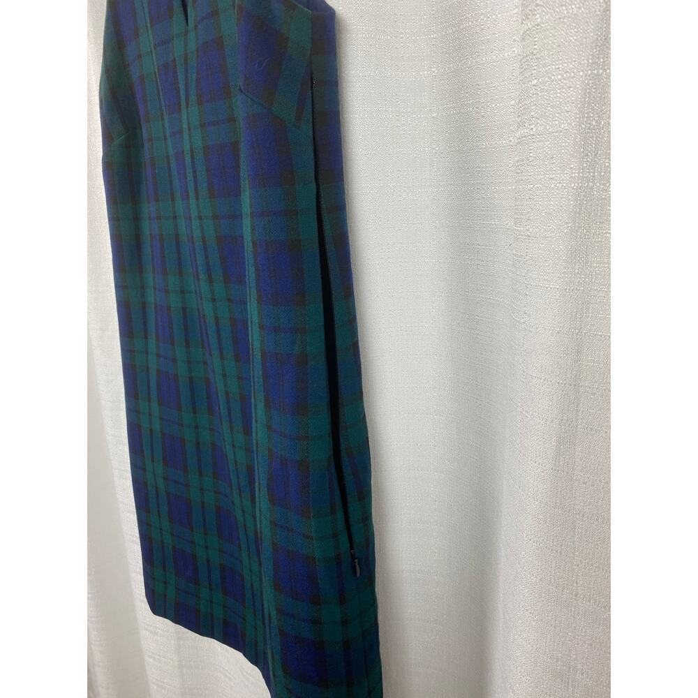 Vineyard Vines Blackwatch Plaid Meredith Ruffle Neck Shift Dress Sz.2 NWT - Picture 11 of 16